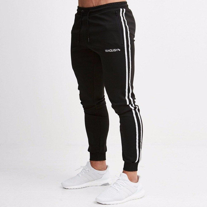 Mens Joggers Casual Pants Fitness Men Sportswear Tracksuit Bottoms Skinny Sweatpants Trousers Black Gyms Jogger Track Pants - Shaners Merchandise