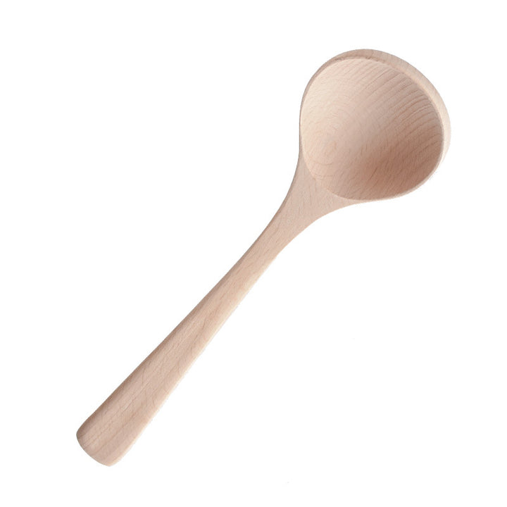 Beech Wood Spoon Home Kitchen Wooden Tableware Kitchenware Spoon