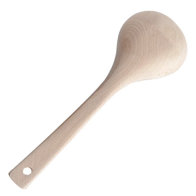 Beech Wood Spoon Home Kitchen Wooden Tableware Kitchenware Spoon