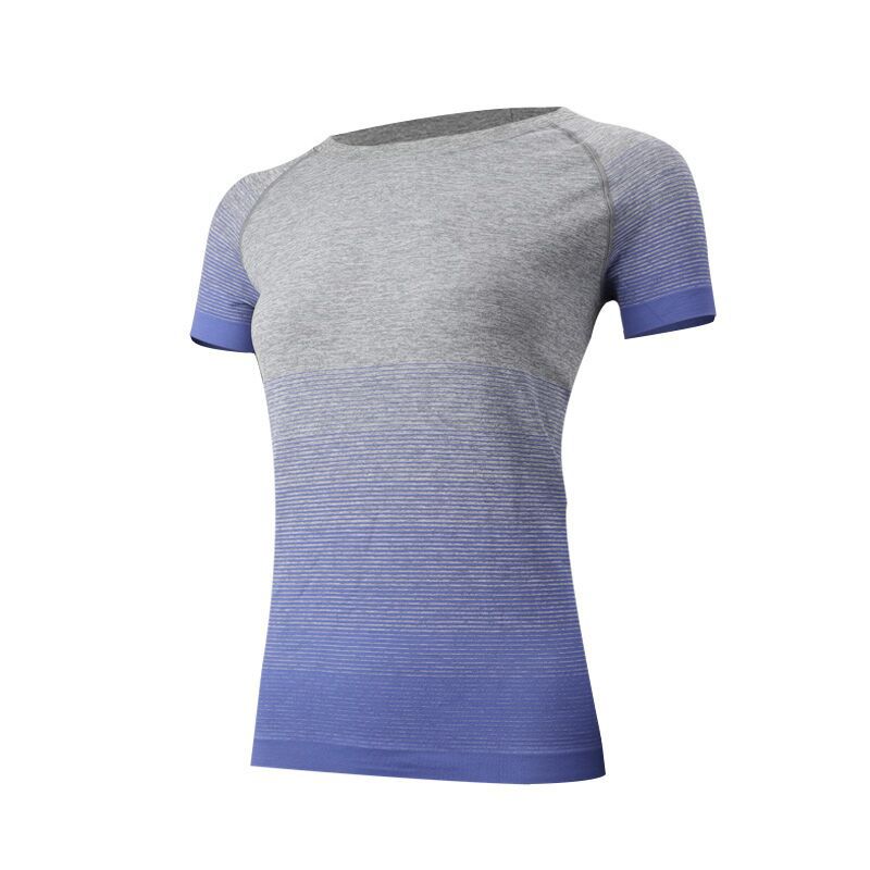 Gym Women's Sport Shirts Quick Dry Running T-shirt Sleeve Fitness Clothes Tees & Tops Deporte Mujer P096 - Shaners Merchandise