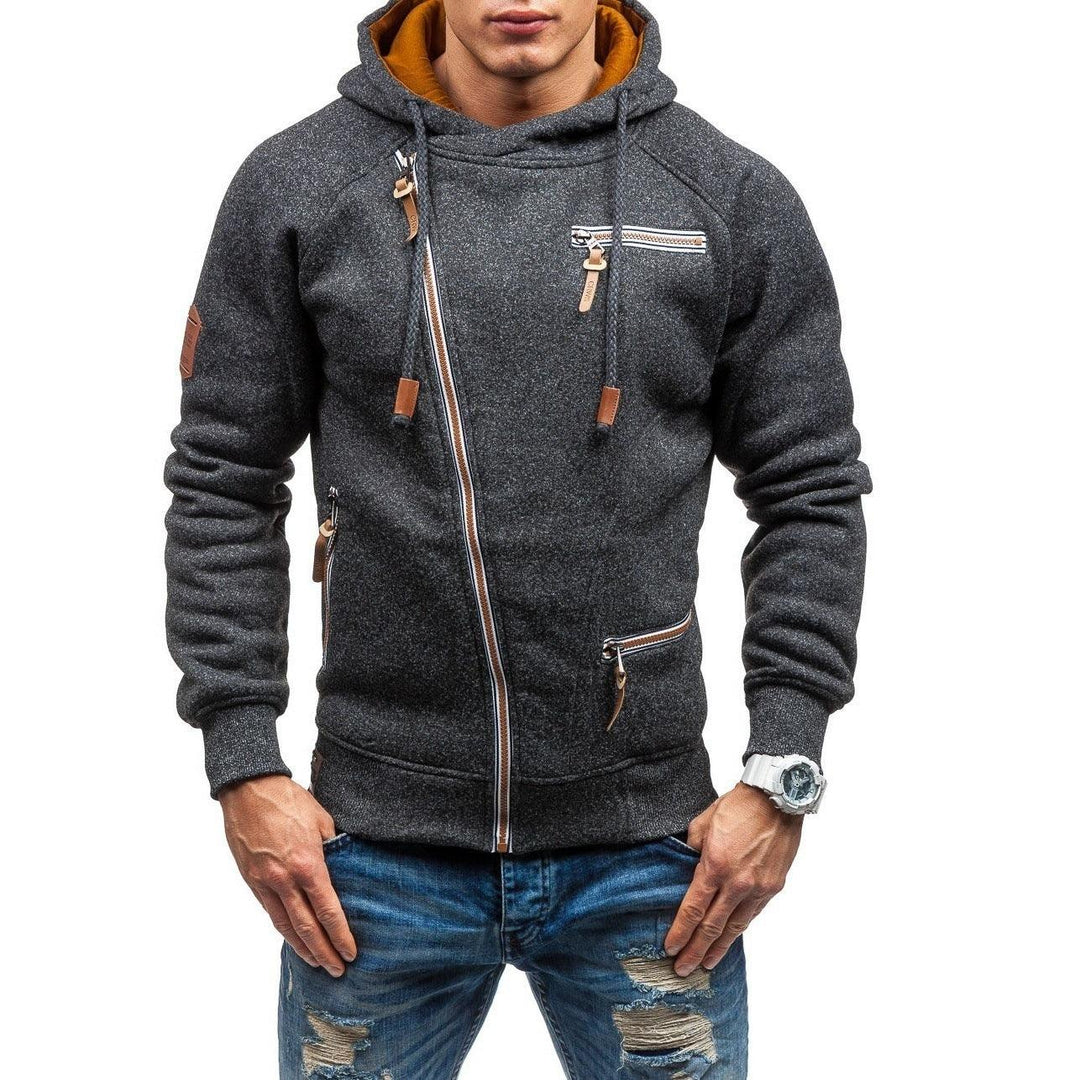 Men Side zipper gauze hoodies sweater - Shaners Merchandise