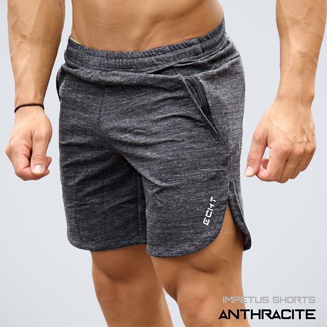 Men Running Shorts Jogging Training Sports Sportswear Fitness Exercise Gym Shorts Pocket Clothes Breathable Quick Dry