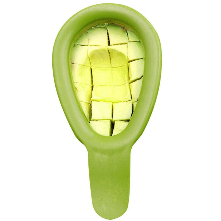 Avocado Slicer Melon Fruits Vegetable Cutter Stainless Steel Kitchen Hand Tool Gadgets Dice Cube