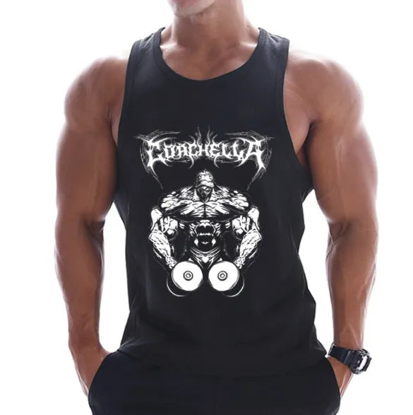2019 New Gyms Clothing Cotton Bodybuilding Tank Top Bodybuilder Mens Ropa - Shaners Merchandise