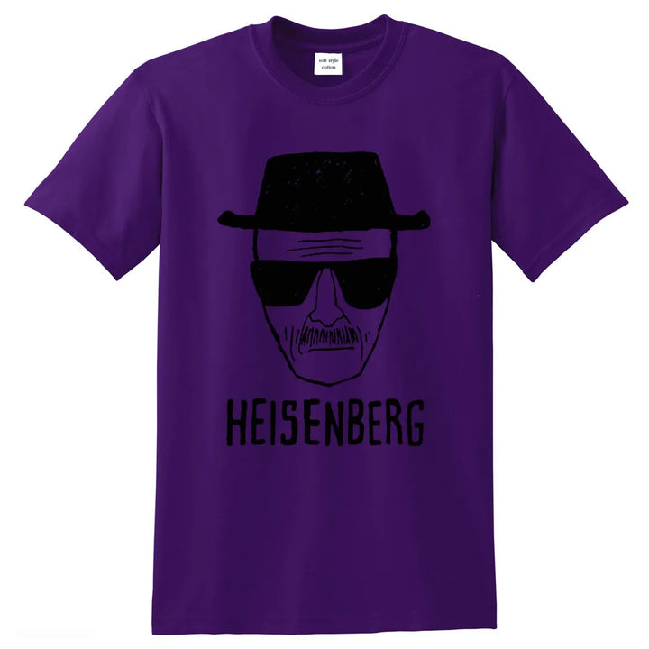 Cool Men T-Shirt Breaking Bad Clothes Top Quality 100% Cotton Loose Heisenberg - Shaners Merchandise