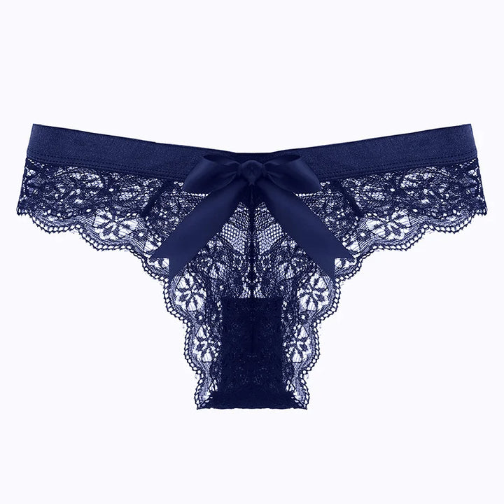 Lace Thong Women Lace Low Waist Panties Sexy Transparent Underwear Ladies - Shaners Merchandise