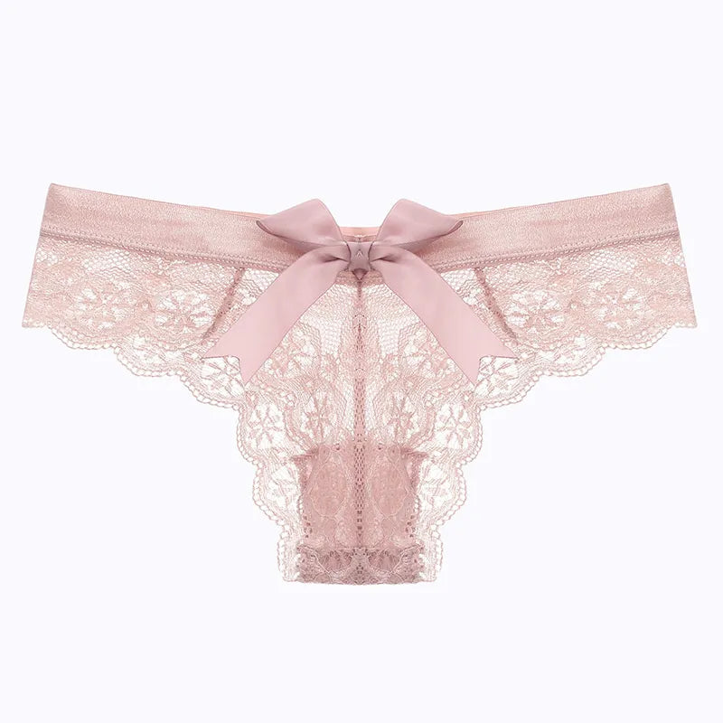 Lace Thong Women Lace Low Waist Panties Sexy Transparent Underwear Ladies - Shaners Merchandise