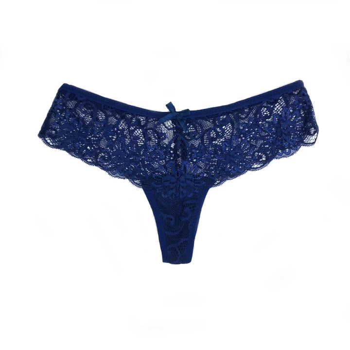 Lace Thong Women Lace Low Waist Panties Sexy Transparent Underwear Ladies - Shaners Merchandise