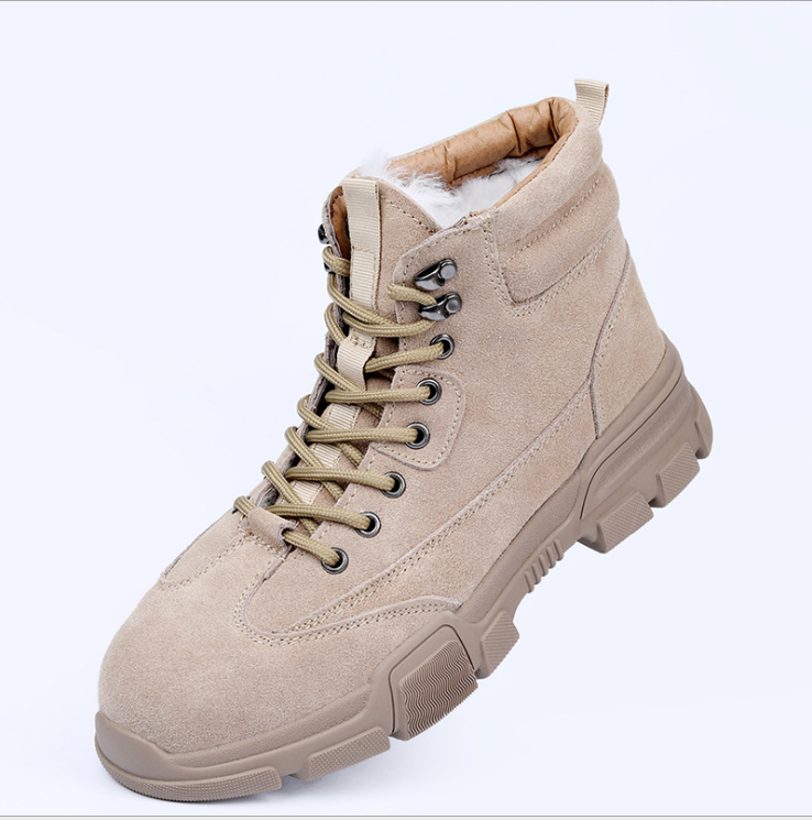 Men's casual boots winter work safety boots anti-puncture shoes