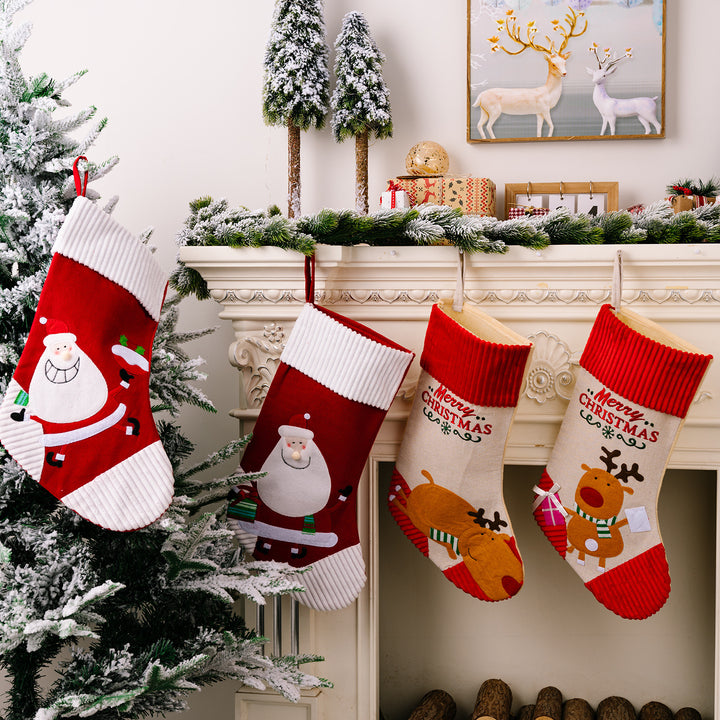 Christmas Decoration Products Cartoon High end Christmas Socks Elk Gift Socks Children's Gift Bags Pendants