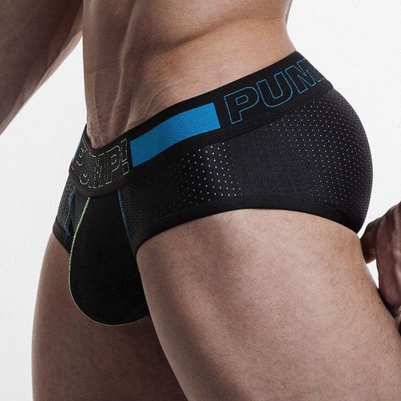 PUMP Men Underwear Briefs Mens Mesh Masculino - Shaners Merchandise