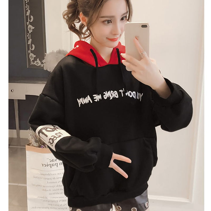 Hoodies Women Fashion Sweatshirts Long Sleeve Hoodies Print Letter Female Tracksuits Sportswear - Shaners Merchandise