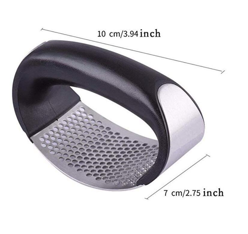 Garlic Press Stainless Steel Garlic chopper Crusher Kitchen Vegetable Garlic Squeezer Masher long handle Mincer Kitchen Gadget