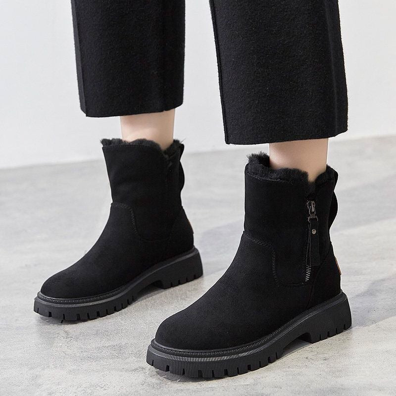 Women's snow boots winter cashmere women's shoes Warm boots cotton shoes women's boots(Theses Boots Do Not Ship To India & Canada)