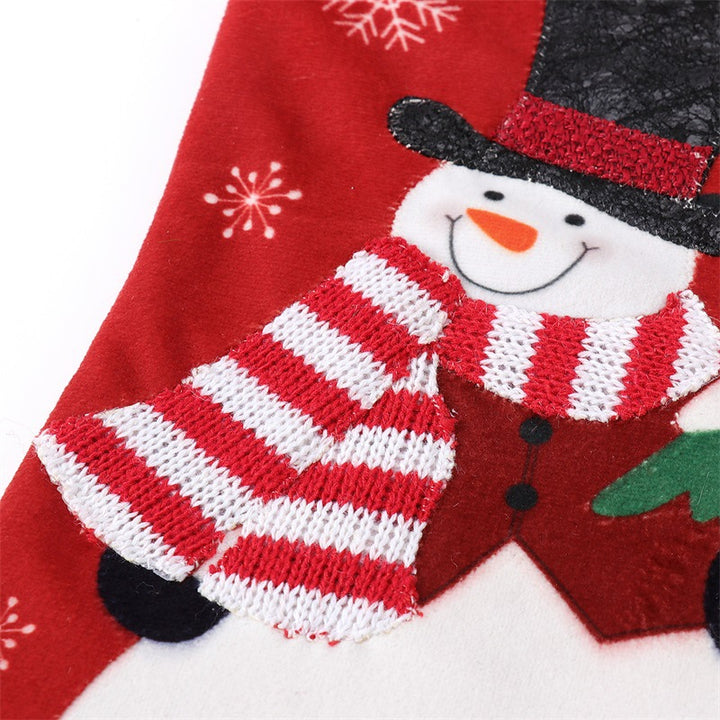 Christmas decorations Christmas pendants Christmas socks Santa Claus snowman velvet socks Christmas socks gift bags