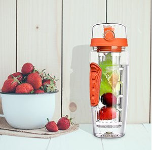 1000ml Outdoor Fruit Infuser Water Bottles