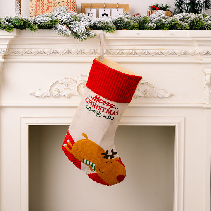 Christmas Decoration Products Cartoon High end Christmas Socks Elk Gift Socks Children's Gift Bags Pendants