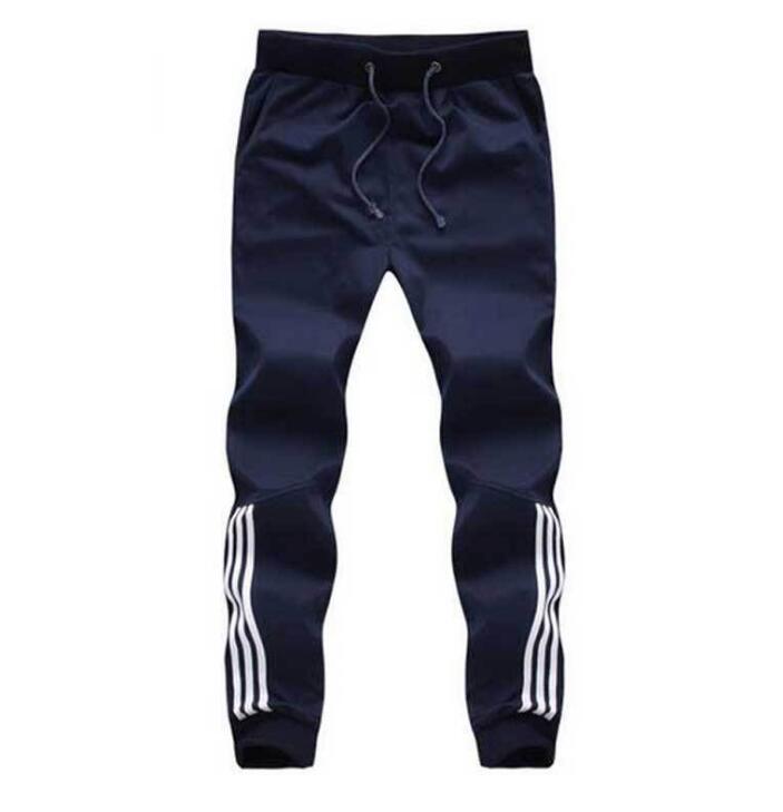 Tracksuit Bottoms Mens Casual Pants Cotton Sweatpants Mens Joggers Striped Pants Gyms Clothing Plus - Shaners Merchandise