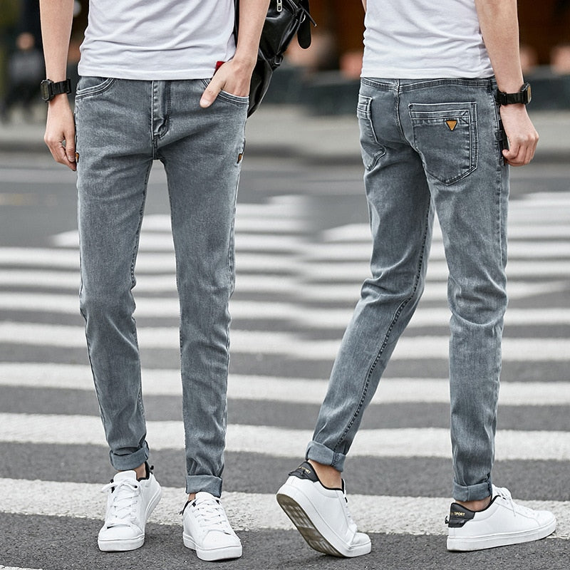 Denim Skinny Jeans Distressed Men Spring Autumn Clothing Good Quality - Shaners Merchandise