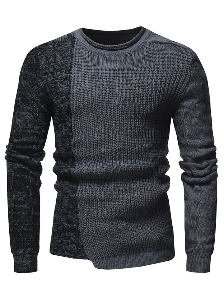 Spliced Raglan Sleeve Pullover Sweater - Shaners Merchandise