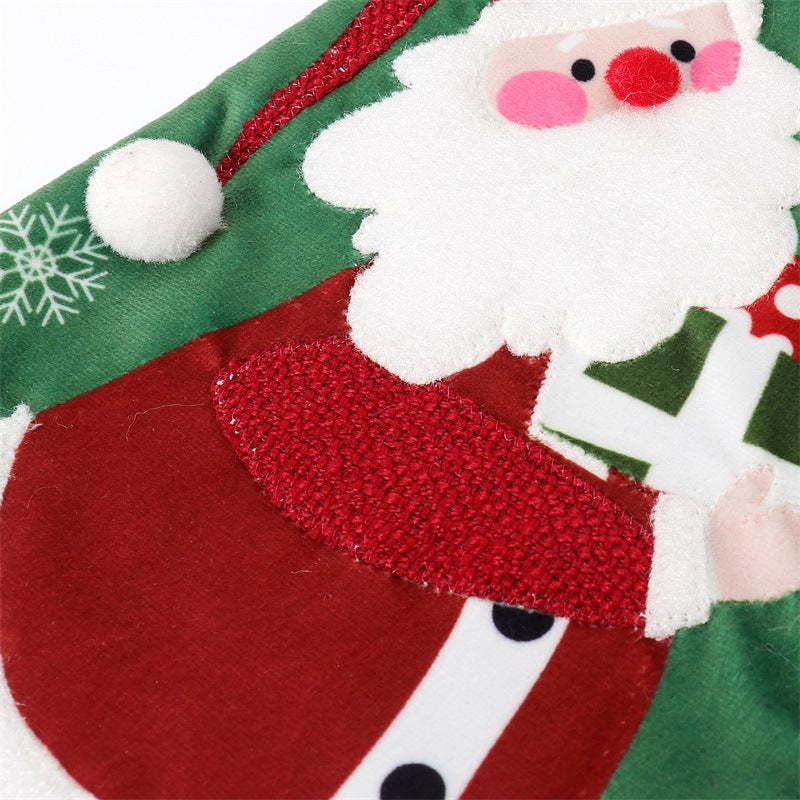 Christmas decorations Christmas pendants Christmas socks Santa Claus snowman velvet socks Christmas socks gift bags