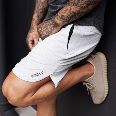 Men Running Shorts Jogging Training Sports Sportswear Fitness Exercise Gym Shorts Pocket Clothes Breathable Quick Dry