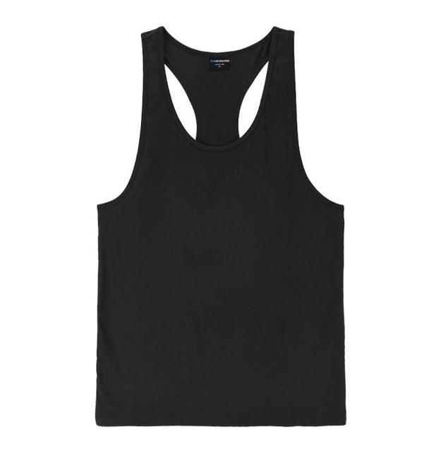 Men Gym Singlet Stringer Muscle Tank Tops Fitness Sport Shirt Y BACK Racer Workout Tops Vest - Shaners Merchandise