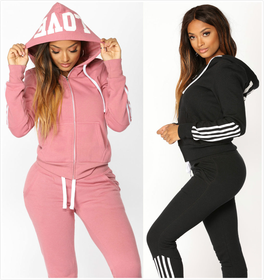 Pant Tops 2Pcs Set Women Ladies Tracksuit Crop Hoodies Sweatshirt Pants Sets Leisure Wear Casual Suit - Shaners Merchandise