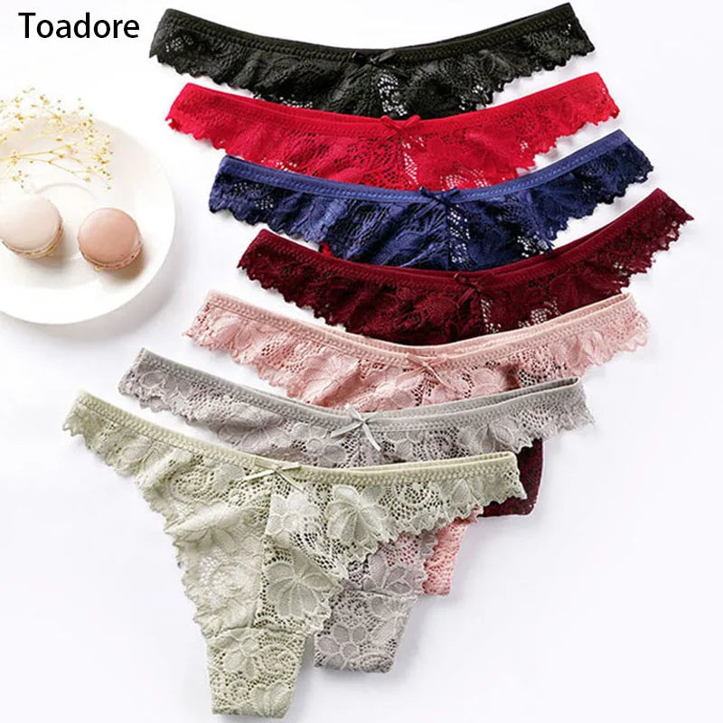Sexy Lace Panties Women Soft Underwear Female Lingerie Tempting Briefs Women's - Shaners Merchandise