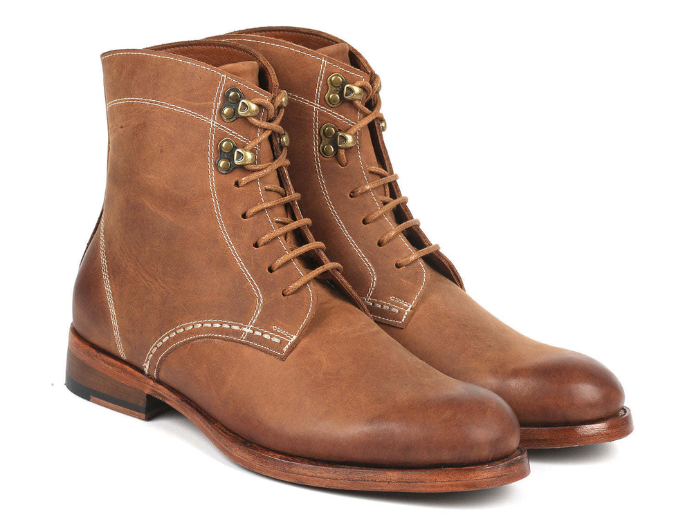 Paul Parkman Men's Boots Brown Nubuck (824NBR22) - Shaners Merchandise