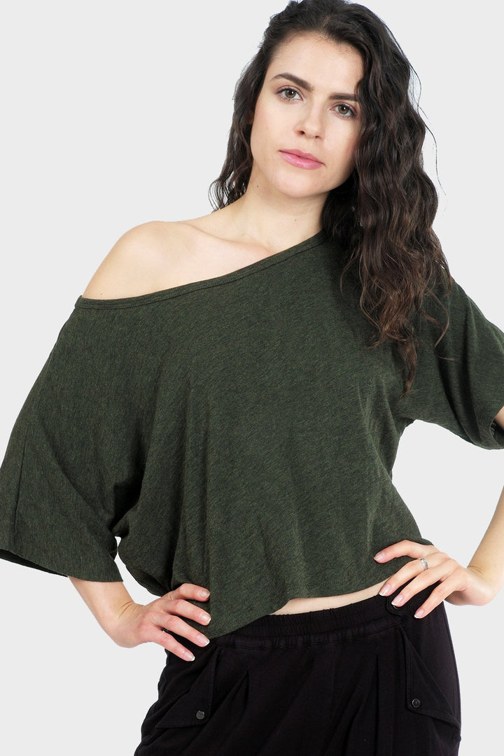 Lumi Organic Crop Top - Shaners Merchandise