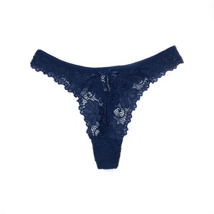 Lace Thong Women Lace Low Waist Panties Sexy Transparent Underwear Ladies - Shaners Merchandise