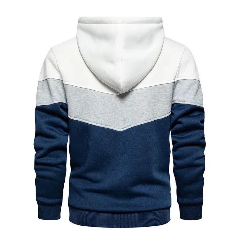 Men's Trending Brand Printed Splicing Hoodies Male Spring Sweatshirts Casual - Shaners Merchandise