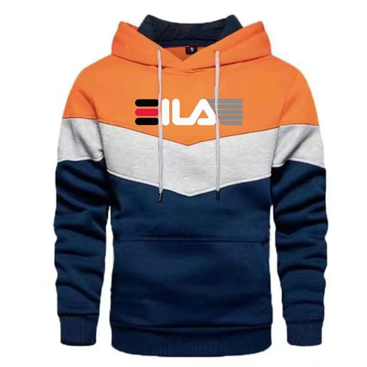 Men's Trending Brand Printed Splicing Hoodies Male Spring Sweatshirts Casual - Shaners Merchandise