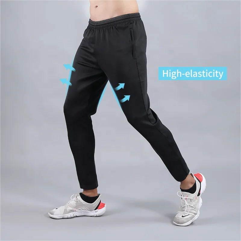 100% Polyester Custom Mens Blank Sport Gym Joggers Trousers Elastic - Shaners Merchandise