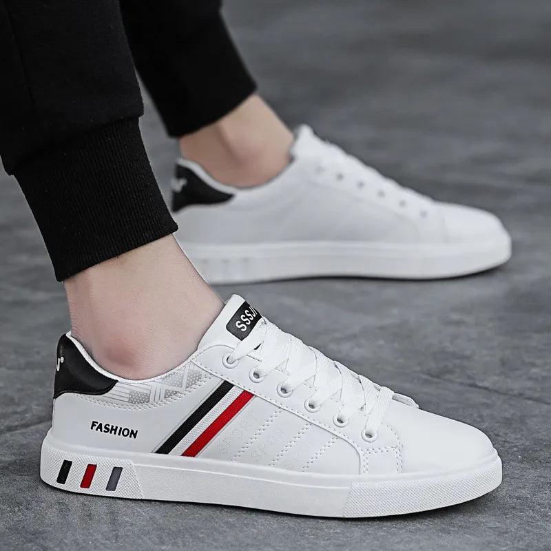 Men's Sneakers Casual Sports Shoes for Men Lightweight PU Leather Breathable - Shaners Merchandise