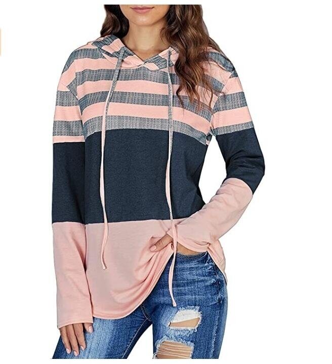 Color Block Pullover Hoodies Sweatshirts - Shaners Merchandise