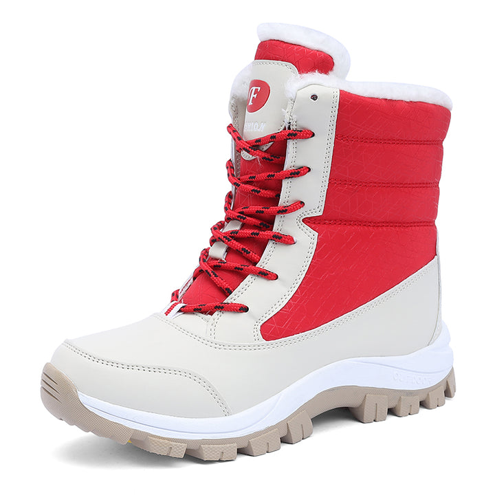 Snow Boots Plush Warm Ankle Boots for Women Winter Shoes Waterproof Boots - Shaners Merchandise