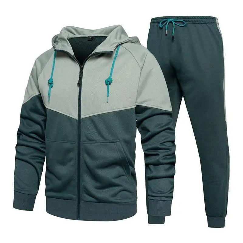 2023 New Fashion Outdoor Hoodie Tracksuits Men Sport Jogging Two Piece - Shaners Merchandise