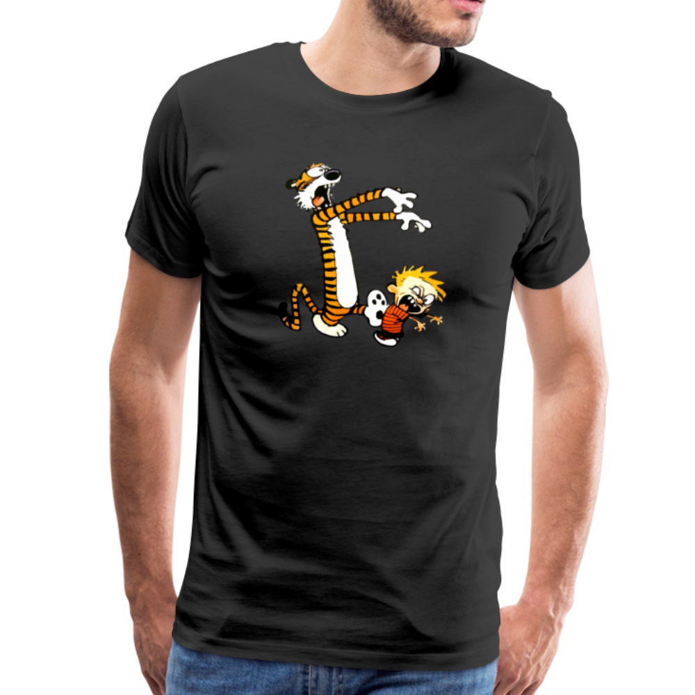 Calvin and Hobbes Playing Zombies T-Shirt - Shaners Merchandise