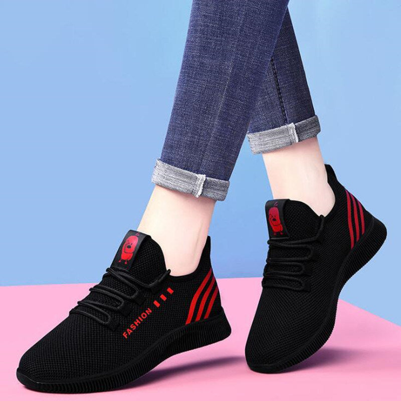 Women Casual Sports Shoes Woman Breathable Mesh Platform Sneakers Women Fashion - Shaners Merchandise