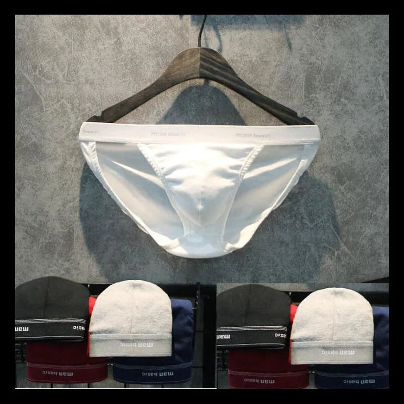 High Hip Underwear Men Briefs Pure Cotton Men's Underwear Wholesale Sexy - Shaners Merchandise