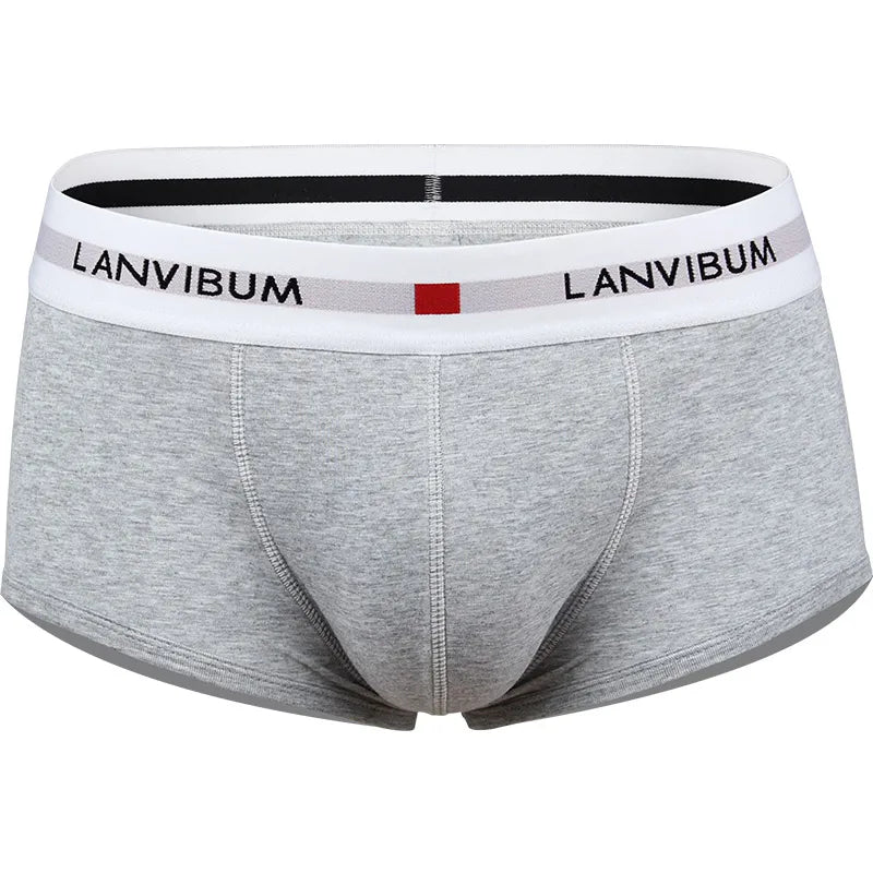 Men Boxers Absorb Sweat Breathable Boxer Spandex / Cotton Men's Underwear - Shaners Merchandise