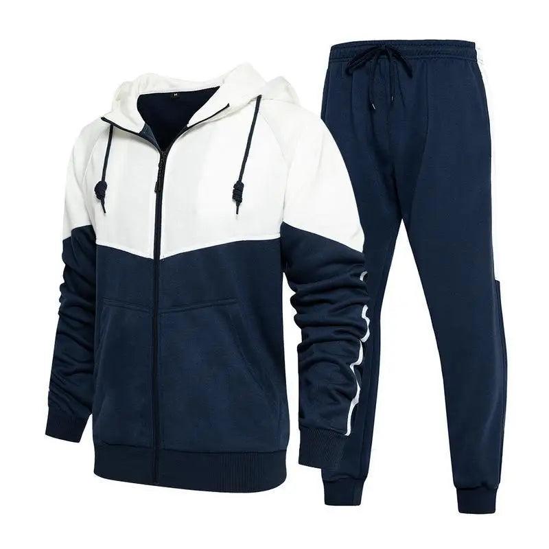 2023 New Fashion Outdoor Hoodie Tracksuits Men Sport Jogging Two Piece - Shaners Merchandise